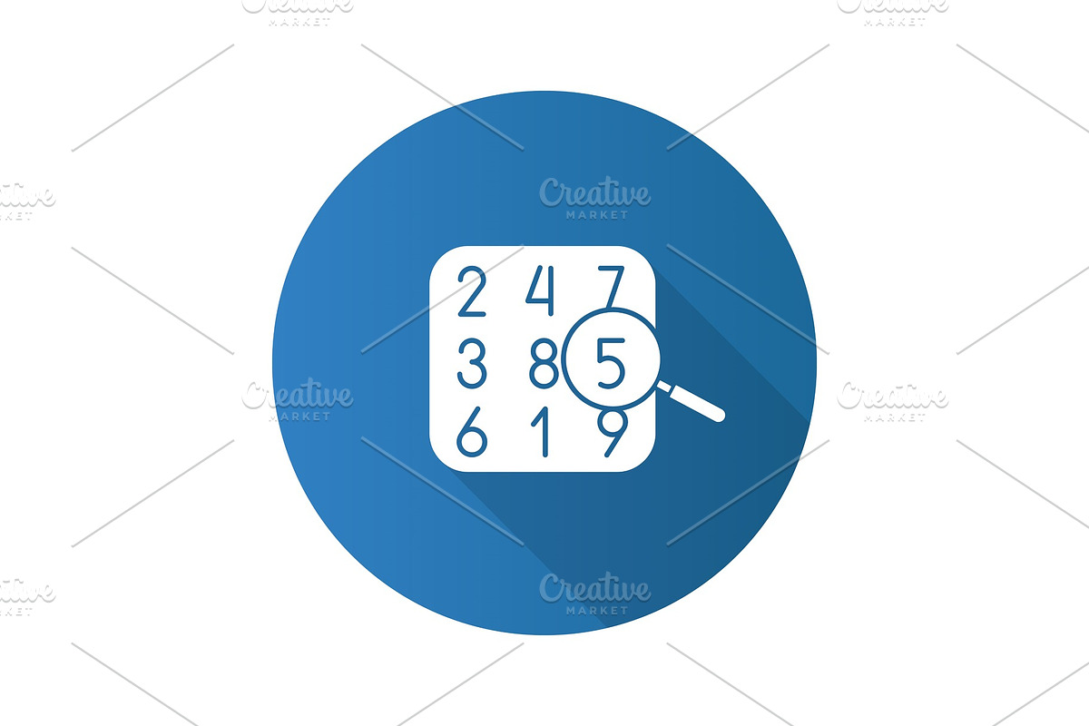 Number theory icon in Icons - product preview 8