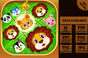 Animal Match-3 Puzzle Game Icon