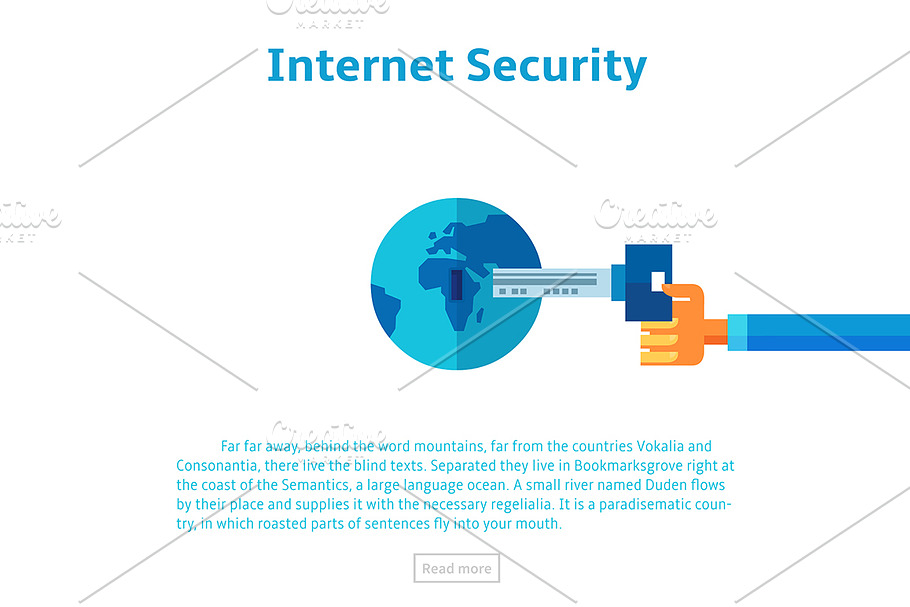 Internet security illustration in Illustrations - product preview 8