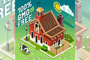 Isometric GMO Free Farming