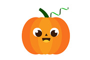 Cartoon pumpkin character