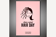 Crazy Hair Day Poster