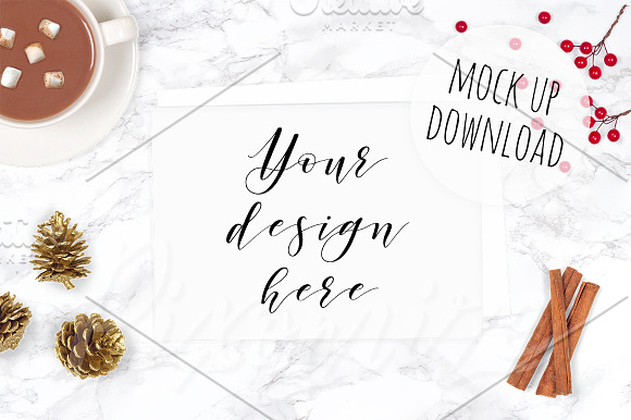 Christmas Card Mockup Bundle in Print Mockups - product preview 2