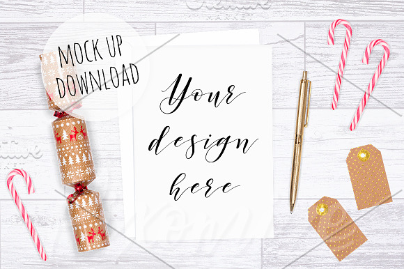Christmas Card Mockup Bundle in Print Mockups - product preview 4
