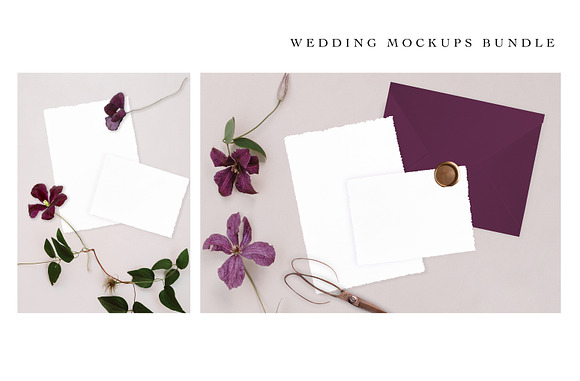 CLEMATIS. MOCKUPS BUNDLE. in Product Mockups - product preview 2