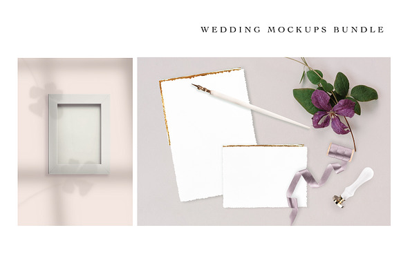 CLEMATIS. MOCKUPS BUNDLE. in Product Mockups - product preview 4