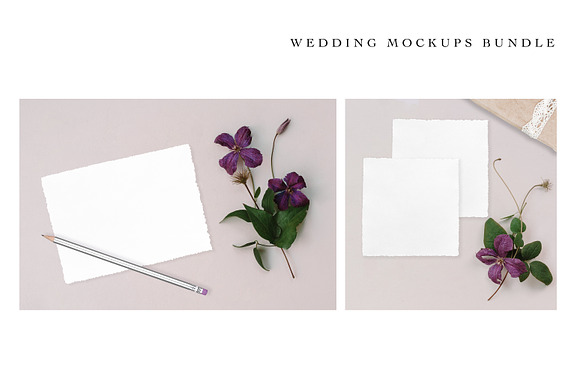 CLEMATIS. MOCKUPS BUNDLE. in Product Mockups - product preview 5
