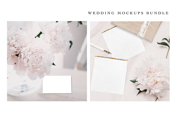 PEONIES VINTAGE. MOCKUPS. in Product Mockups - product preview 5