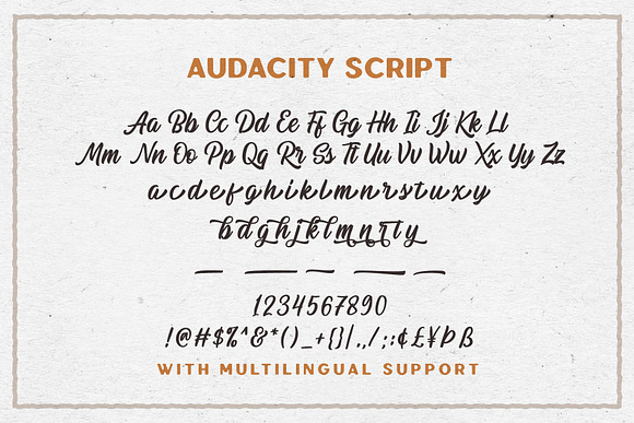 Audacity - Font Duo (+EXTRAS) in Sans-Serif Fonts - product preview 9