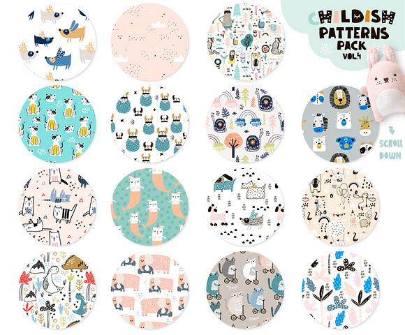 Childish patterns pack vol. 4 in Patterns - product preview 3