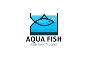 Aquarium Fish Logo Template