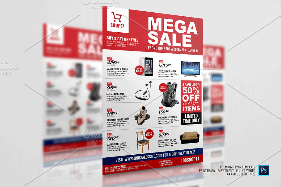 Sales and Promotional Flyer