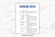 Modern Resume - Caroline