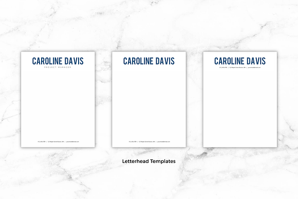 Modern Resume - Caroline in Resume Templates - product preview 4