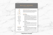 CV Template/Resume - Bailey