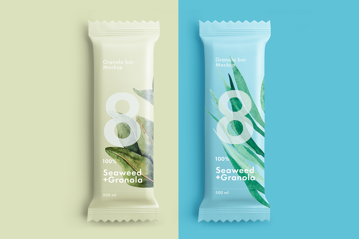 Granola Bar Mockup in Product Mockups - product preview 8