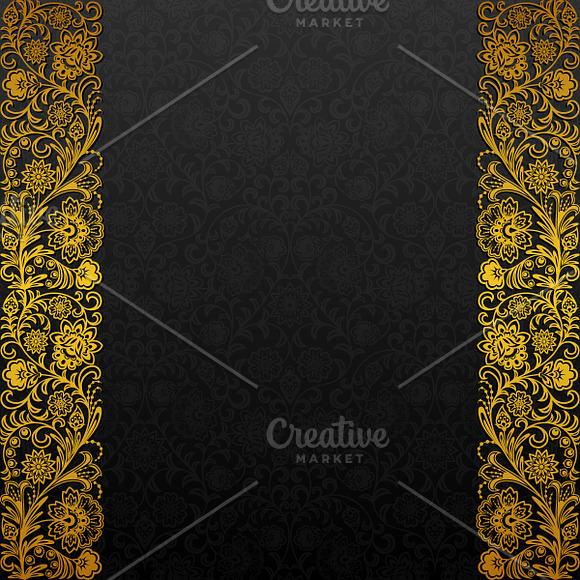 Backgrounds with floral ornament in Illustrations - product preview 1