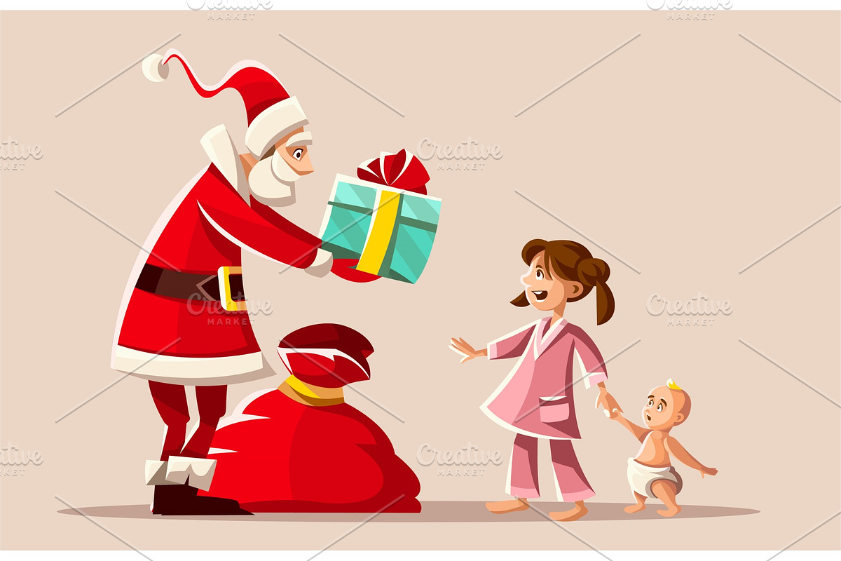 Christmas holiday. Santa Claus in Illustrations - product preview 8