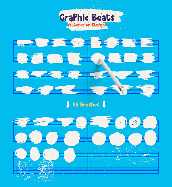 Graphic Beats Procreate Brushes in Add-Ons - product preview 4