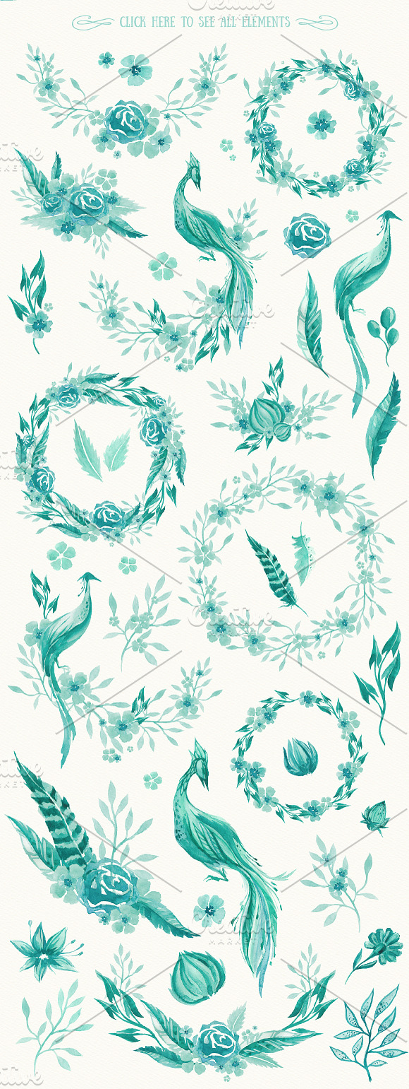 Mint Garden in Illustrations - product preview 1