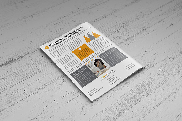 Newsletter Design v5 in Brochure Templates - product preview 5