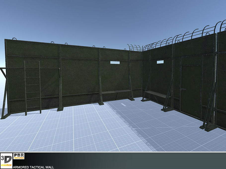 Armored Tactical Wall in Urban - product preview 8