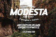 MODESTA SANS - THE NEW BRANDING FONT