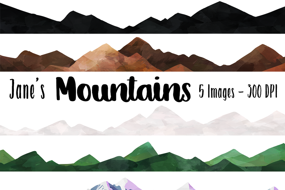 Seamless Mountain Clipart