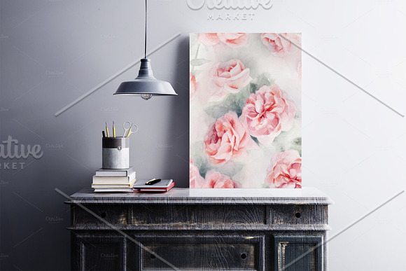 Tender roses pattern in Patterns - product preview 4