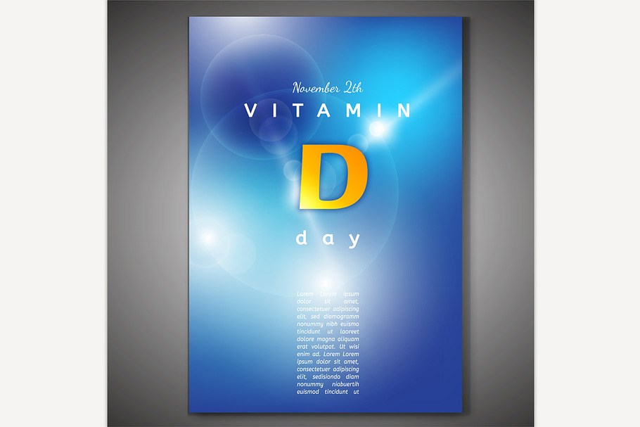 Vitamin D poster in Illustrations - product preview 8