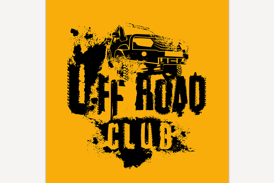 Off Road Car Emblem