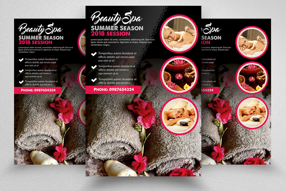 Beauty Spa Treatment Flyer