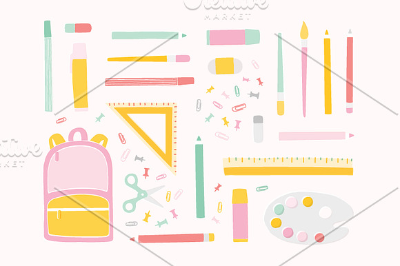 Back to school sale advertisement in Illustrations - product preview 1