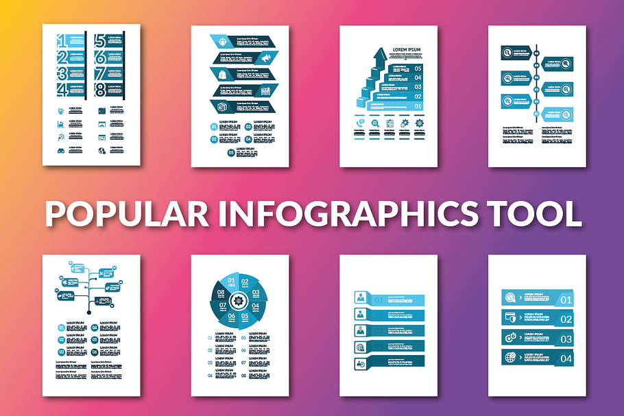 Popular Infographics Tool in Illustrations - product preview 8