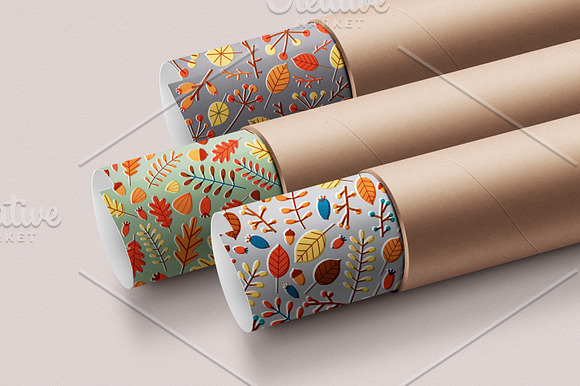 Autumn seamless pattern in Illustrations - product preview 8