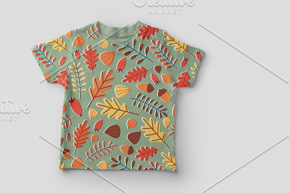 Autumn seamless pattern in Illustrations - product preview 9