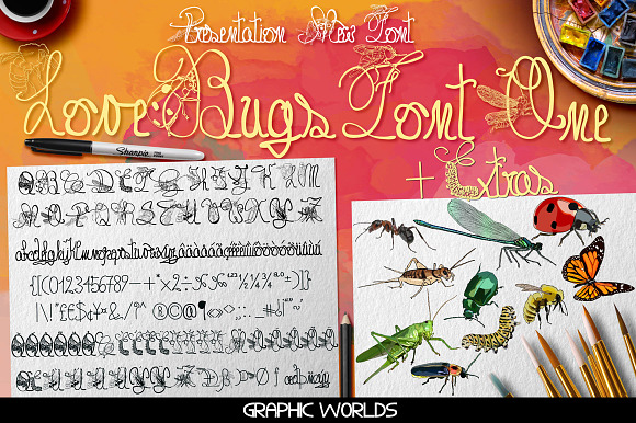 Love Bugs Font Trio in Script Fonts - product preview 1