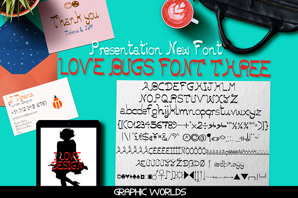 Love Bugs Font Trio in Script Fonts - product preview 3