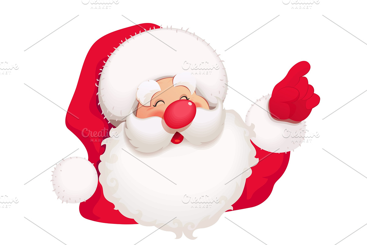 Santa Claus. Christmas cartoon in Illustrations - product preview 8
