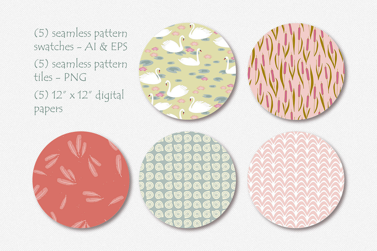 Wetlands Seamless Pattern Collection in Patterns - product preview 8