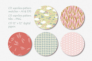 Wetlands Seamless Pattern Collection
