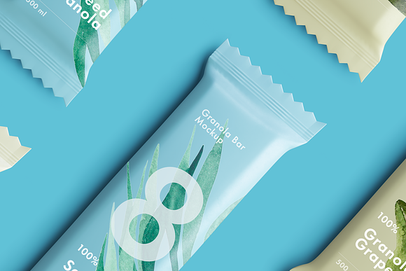 Granola Bar Mockup in Product Mockups - product preview 3