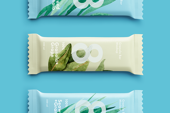 Granola Bar Mockup in Product Mockups - product preview 4
