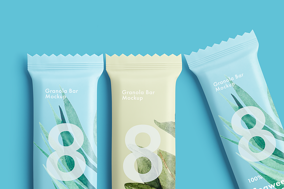 Granola Bar Mockup in Product Mockups - product preview 6