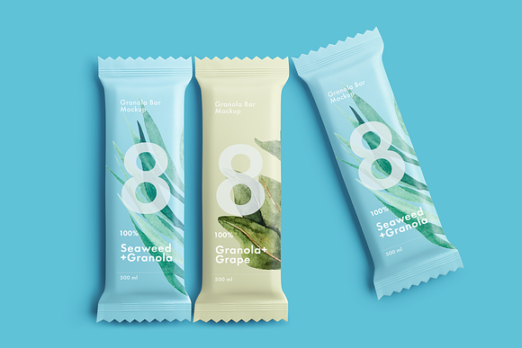 Granola Bar Mockup in Product Mockups - product preview 10