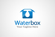 Water Box Logo Template