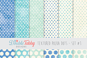 Textured Polka Dot Paper Pack Set1
