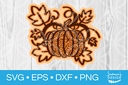 Layered Pumpkin SVG Cut File