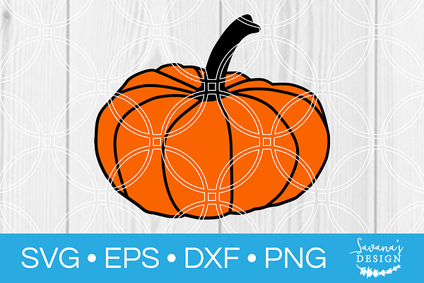 Autumn Pumpkin SVG Cut File