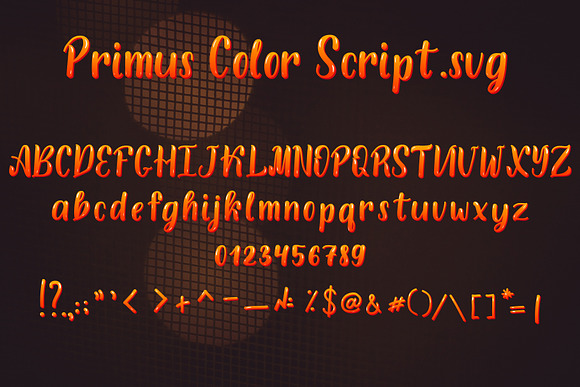 Primus Font SVG handwritten script in Display Fonts - product preview 5